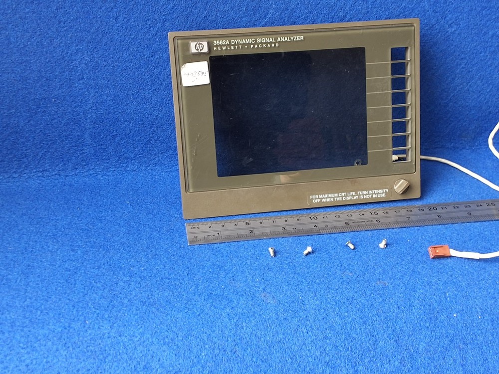 HP 3562A Dynamic Signal Analyzer Front Frame w/ Glass.
