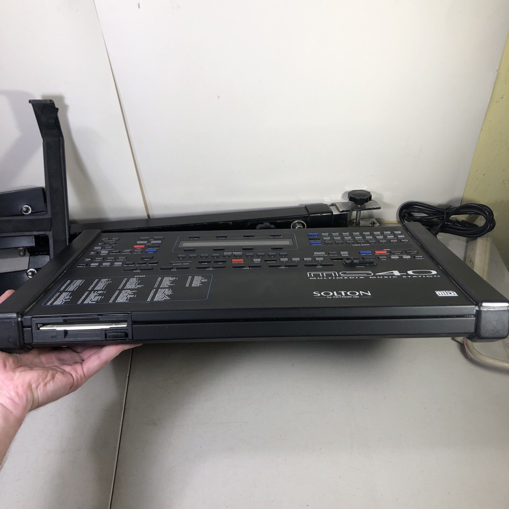 KETRON Lab Solton MS40 MIDI Module Arranger Sequencer Module Working W/ Stand