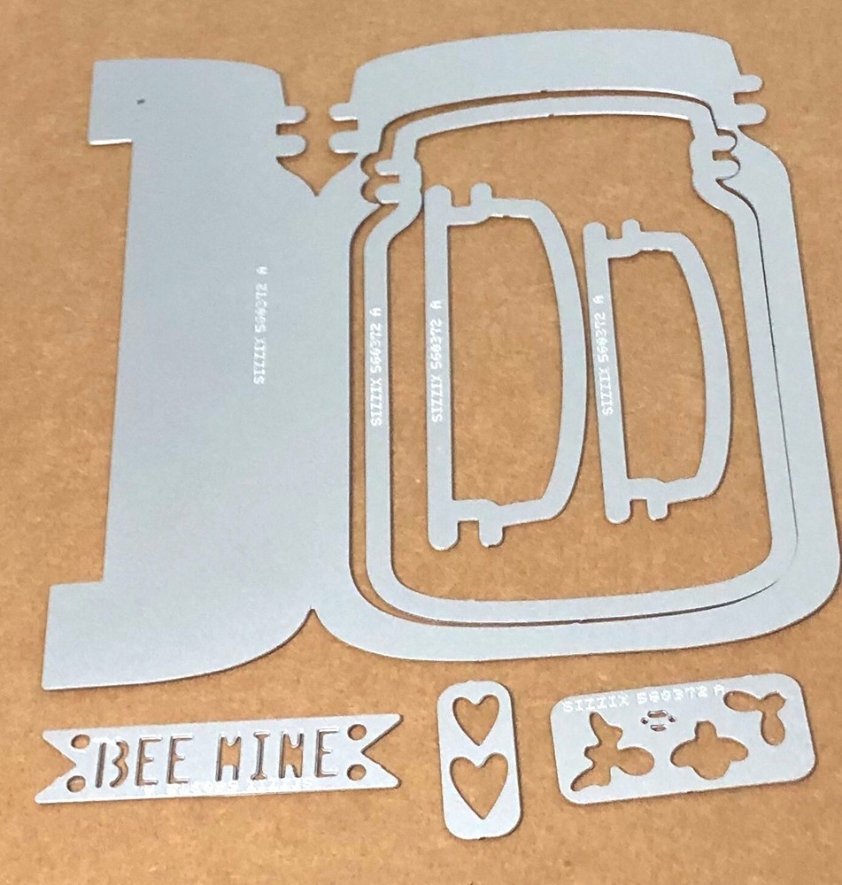 Sizzix Thinlits Jar Fold-a-Long Die Set - New w/out packaging