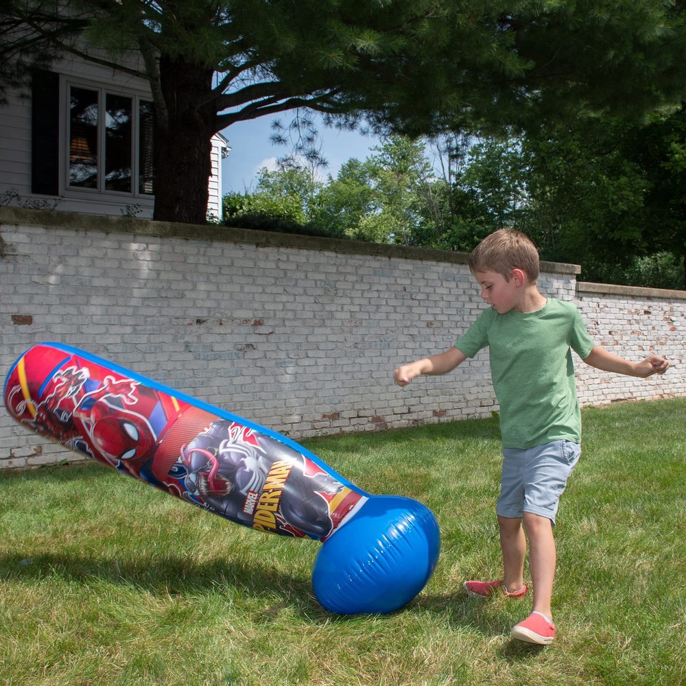 Marvel Spider Man 60" Bop Bag, Red Spiderman
