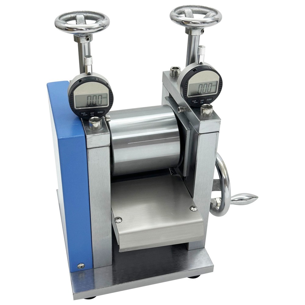 Manual Vertical Lab Electrode Sheet Calender Roller Press Machine 0~3MM