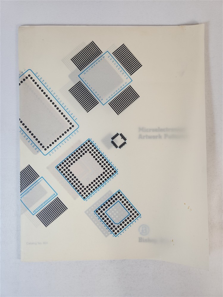Bishop Graphics Microelectronics Artwork Patterns 1984 Catalog Westlake Village