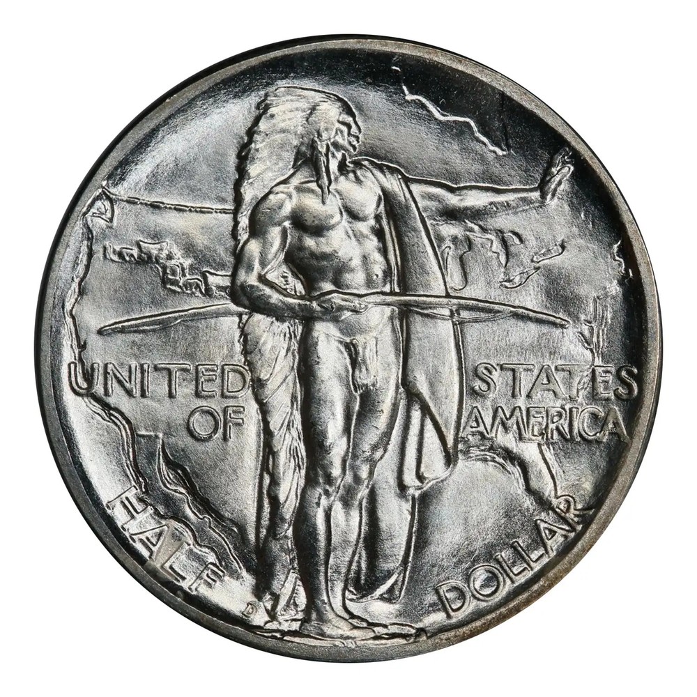 1938 D 1938 S Oregon Trail Commemorative Half Dollar Uncirculated