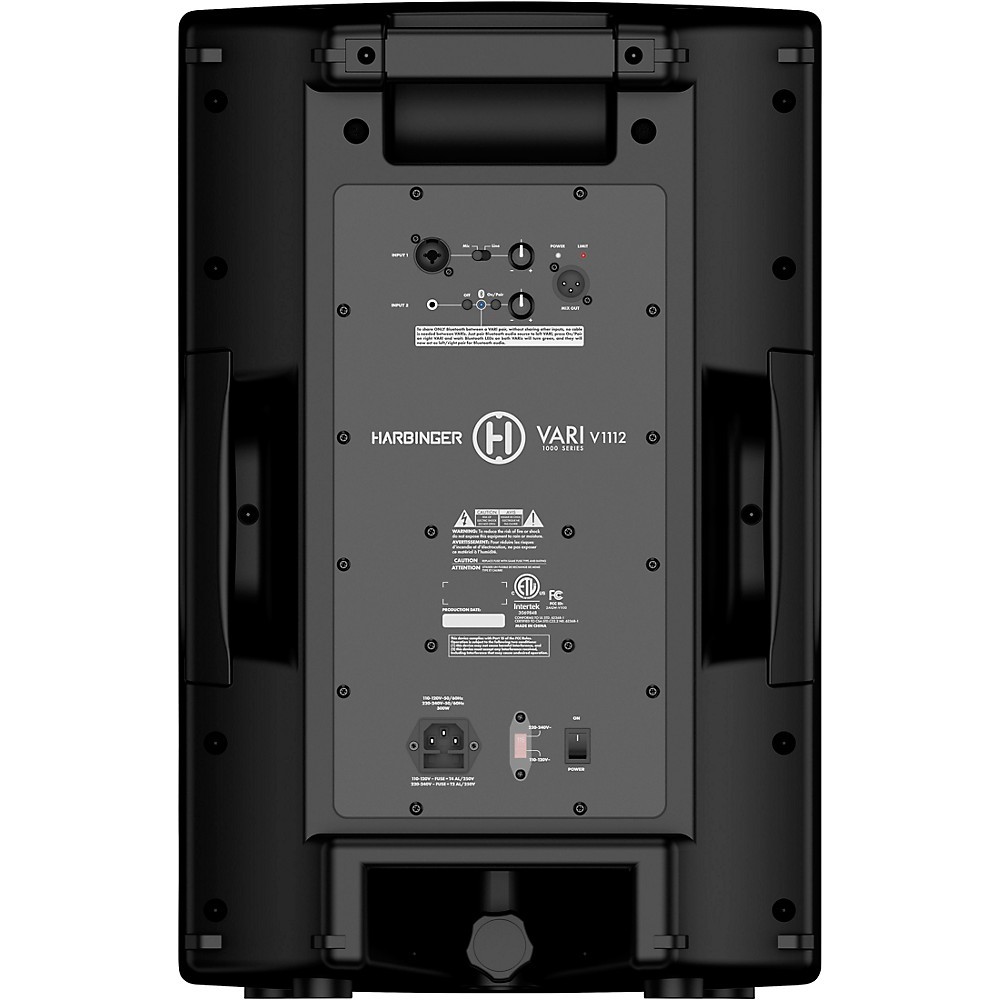 Harbinger VARI V1112 Powered Pck w/Numark Mixtrack Platinum FX Controller/Cables