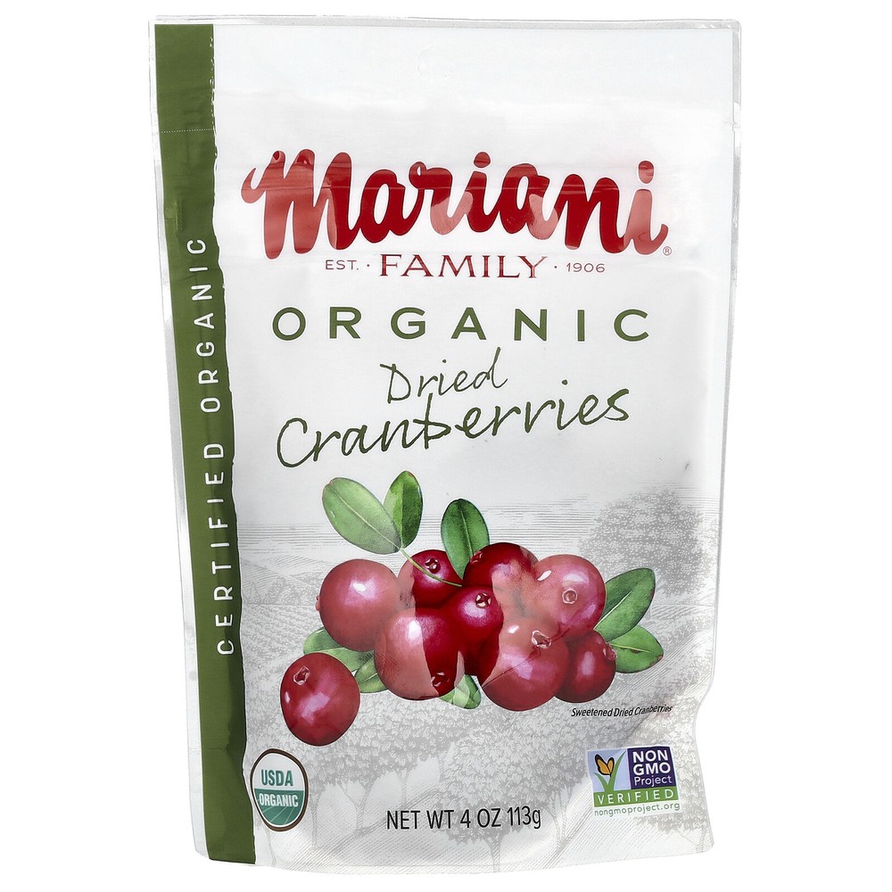 Organic Dried Cranberries, 4 oz (113 g)