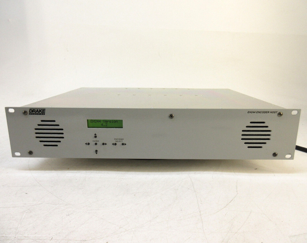 Drake EH244 Encoder Host Chassis, Quad QAM for MPEG2 & H.264 with 6x HDE24