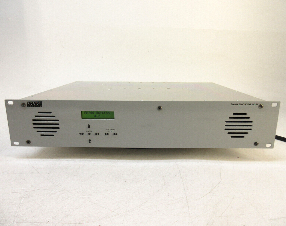 Drake EH244 Encoder Host Chassis, Quad QAM for MPEG2 & H.264 with 6x HDE24