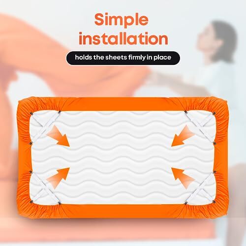 Bed Sheet Straps Set | Easy to Use Adjustable Elastic Fasteners 4 pcs White