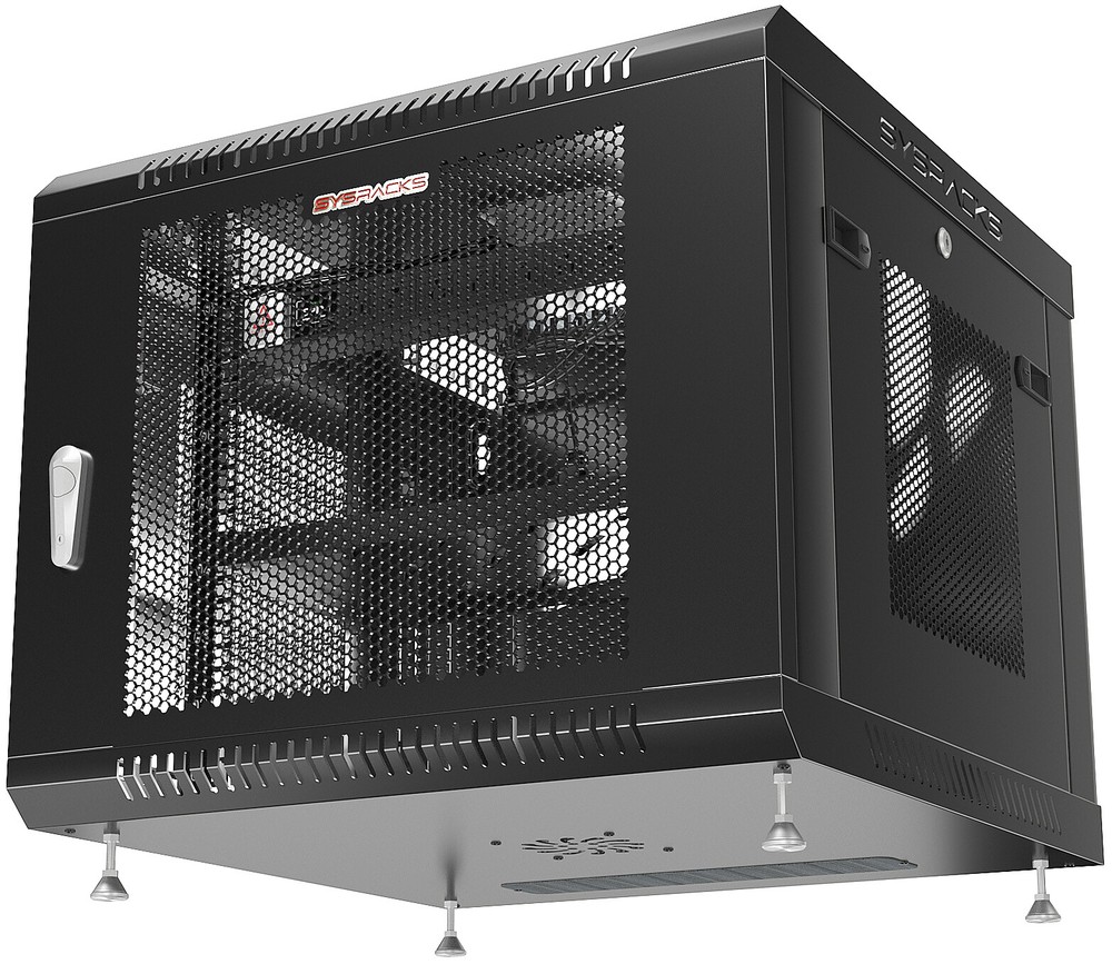 Server Rack 9U Wall Mount Cabinet Locking Networking Data Enclosure VENTED Door