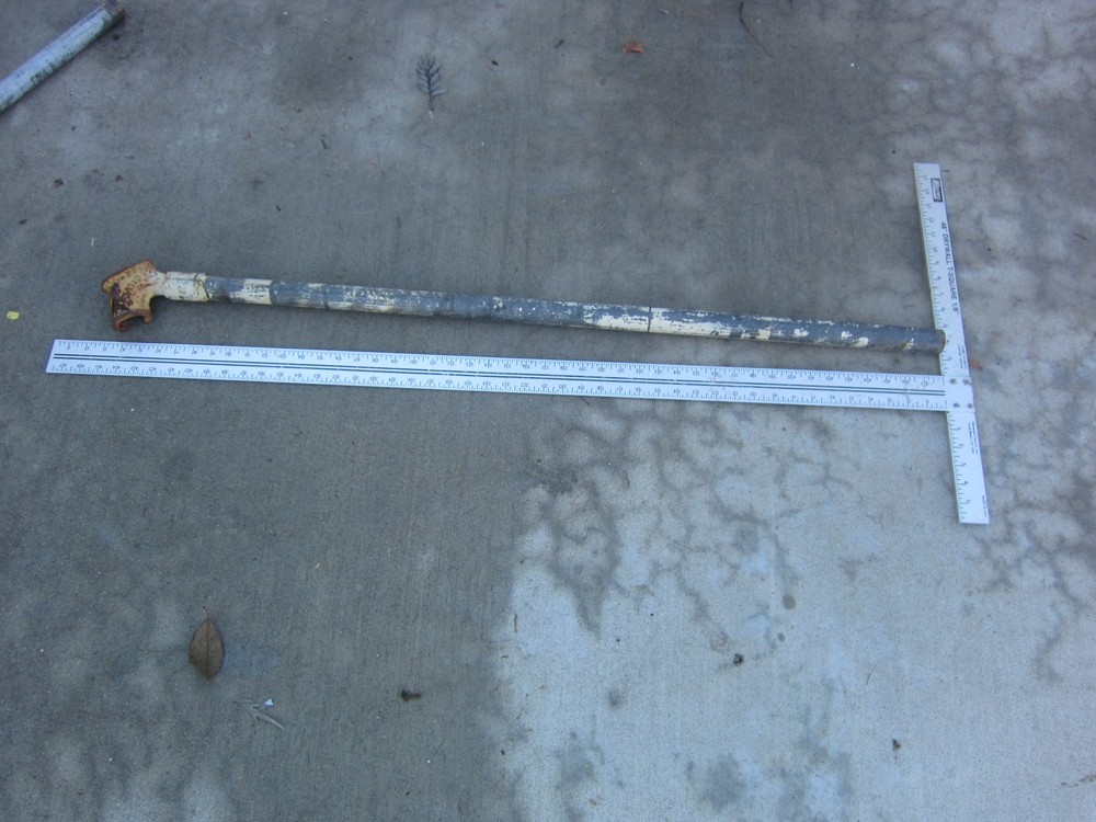 Silvey ½" Rigid Iron Hickey w Welded Handle, Used