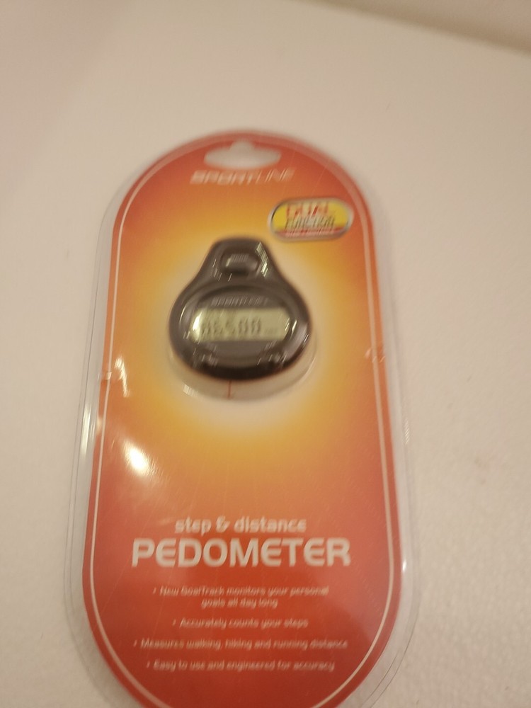 Sportline Dual Function Step and Distance Pedometer