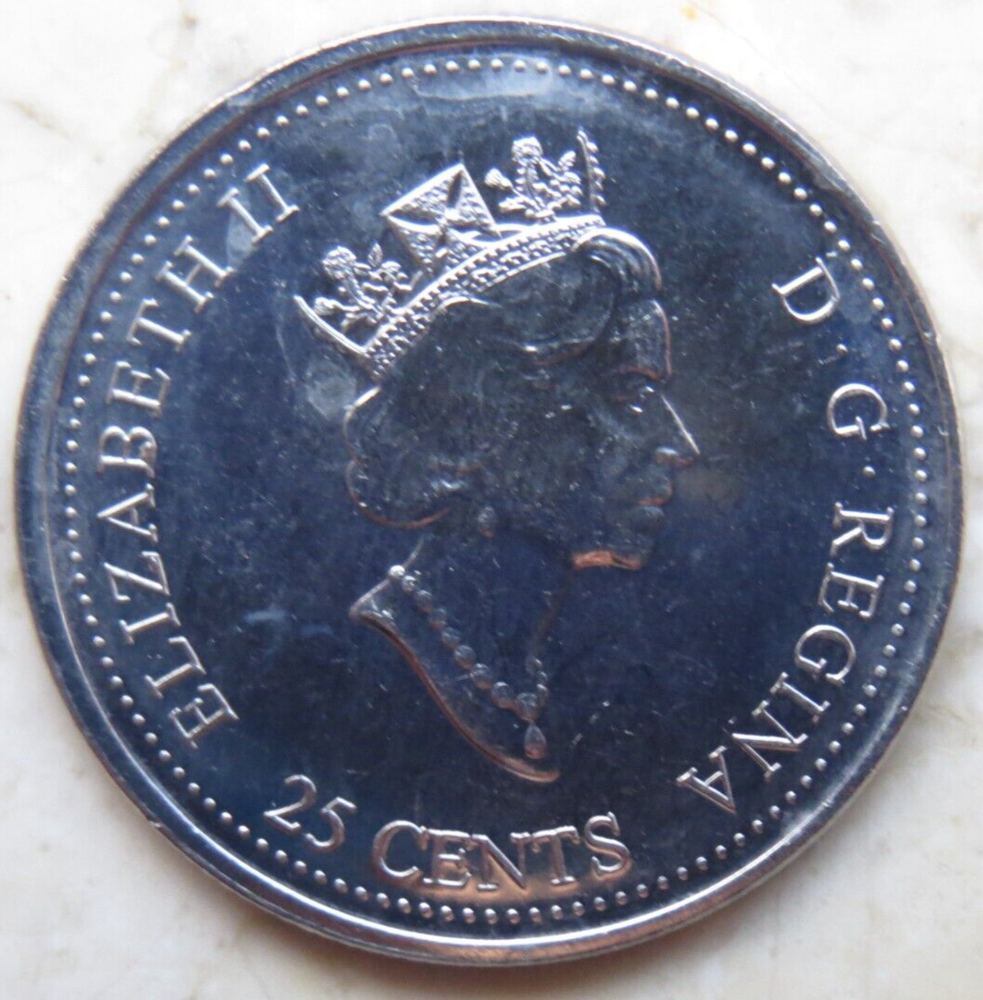 Canada 25 Cents 1999 KM# 346 UNC MAY