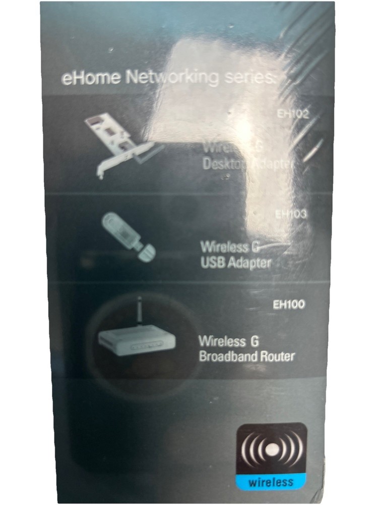 eHome Networking -Wireless G PCMCIA CardBus Notebook Adapter EH101