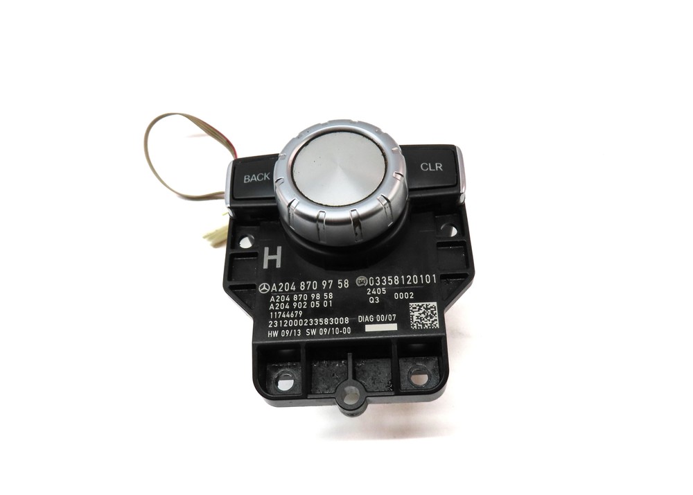 2013 MERCEDES E350 (W212) CENTER CONSOLE MEDIA MMI SELECTOR DIAL SWITCH MODULE