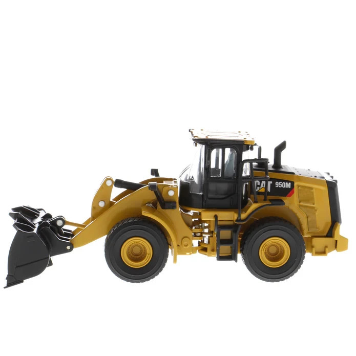 1:64 Cat 950M Wheel Loader with Log Fork + Bucket Attachment #85635