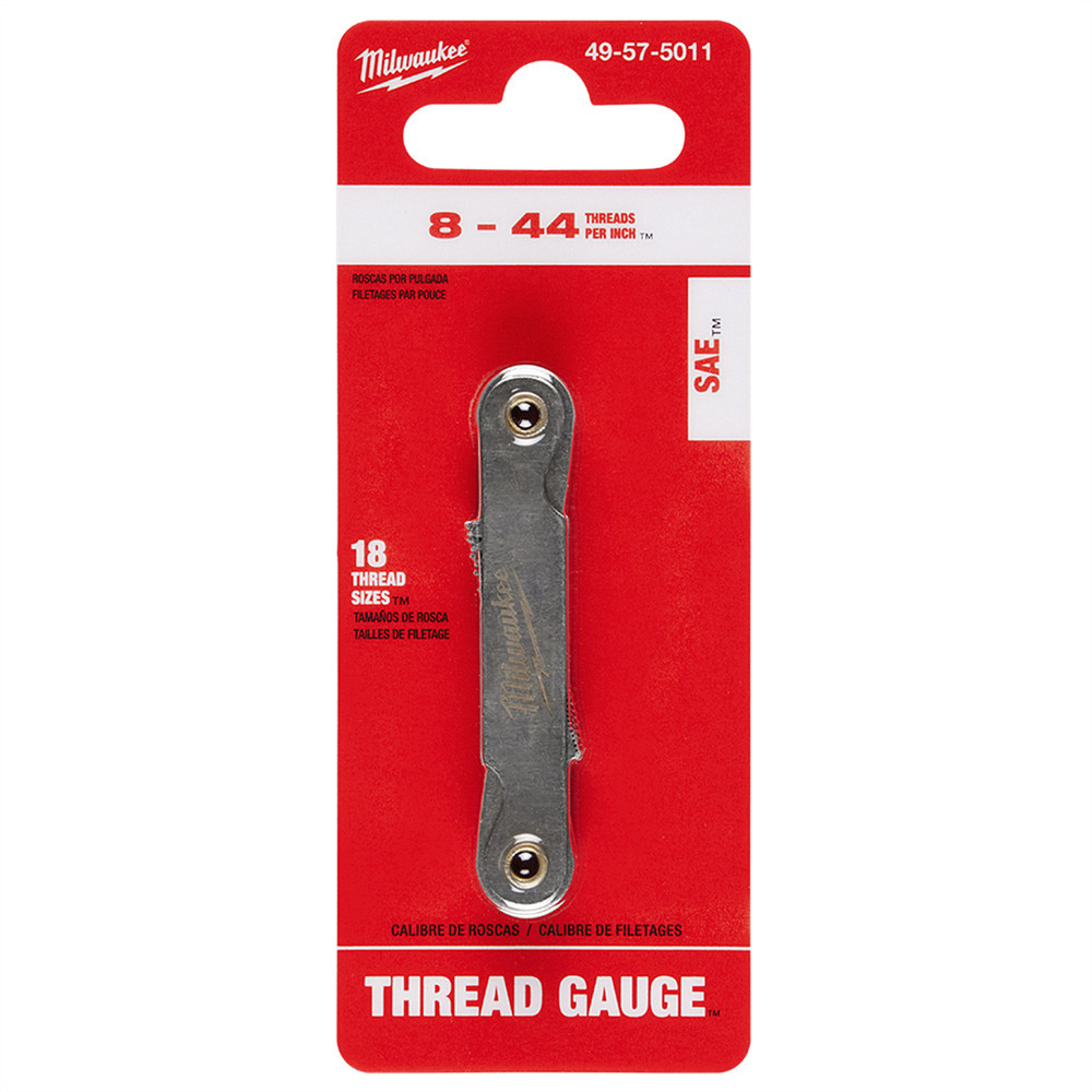 Milwaukee Tool 8-44 TPI SAE Thread Gauge