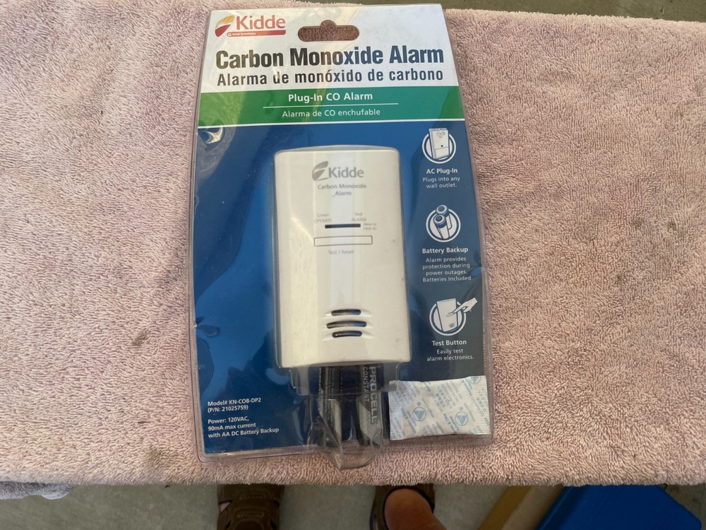 Kidde Carbon Monoxide Alarm KN-COB-DP2