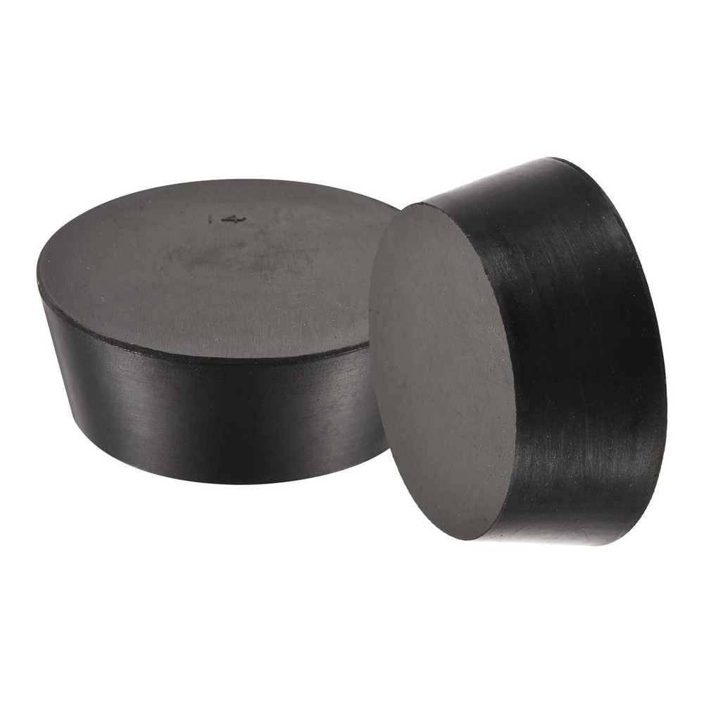 Rubber Tapered Plug 75mm to 90mm Solid Test Tubes Bungs Stopper Black for Lab...