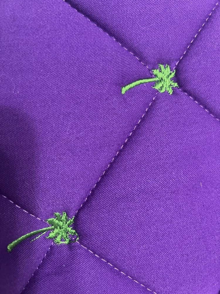 Centaur Saddle Pad Purple Lime