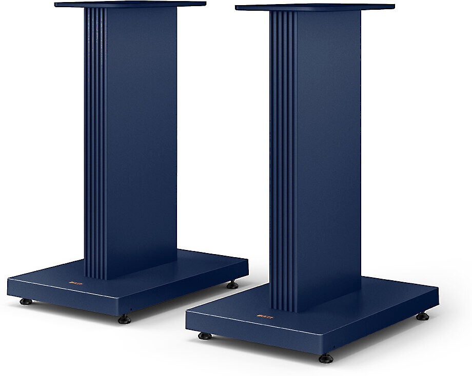 KEF S3 Indigo Blue pair S3 speaker stands