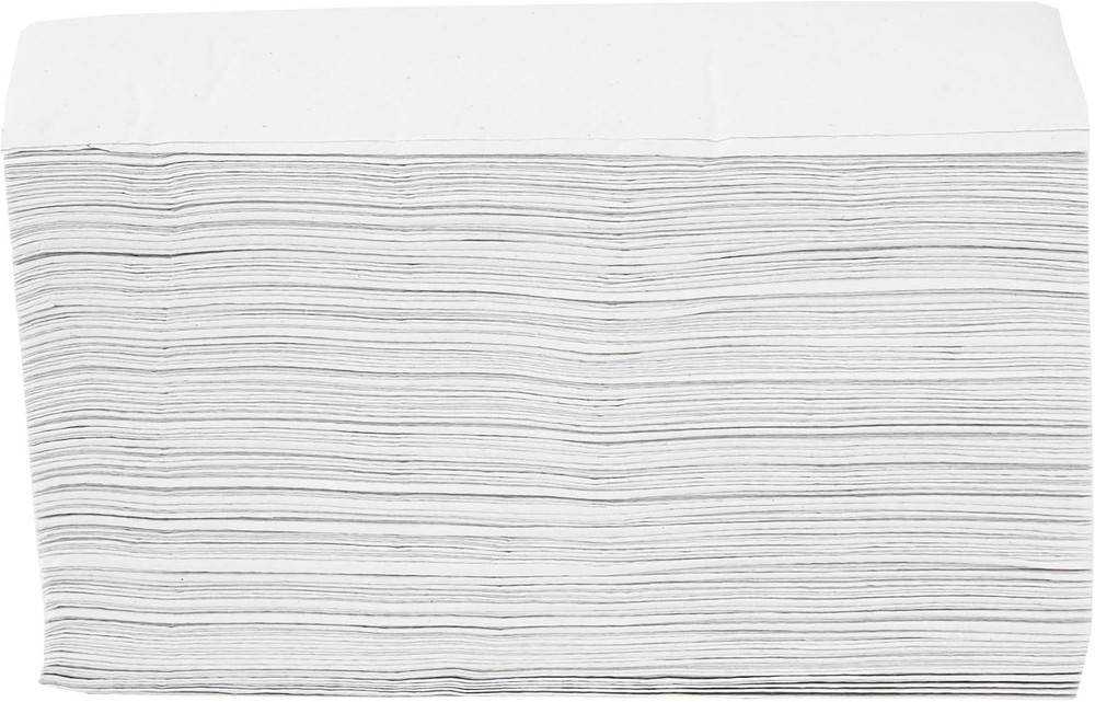 250 Count Disposable Multifold Paper Towels - Efficient, White & Biodegradable