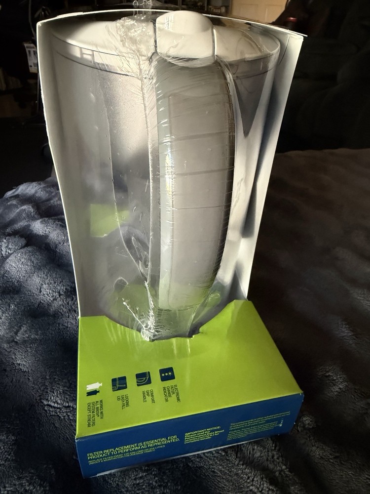 Brita Large 10 Cup Water Filter Pitcher W/ Brita Elite Filter White NEW SEALED