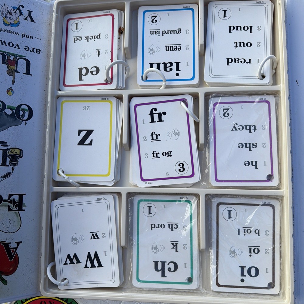 1993 SRA Hooked on Phonics Reading Power Boxed Set Mostly Complete