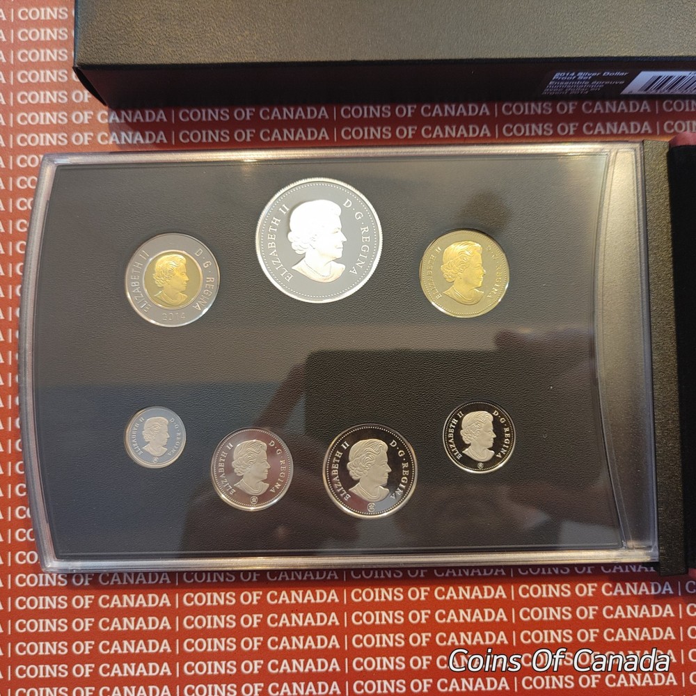 2014 Canada Special Edition Silver Dollar Proof Set -Damaged Case #coinsofcanada