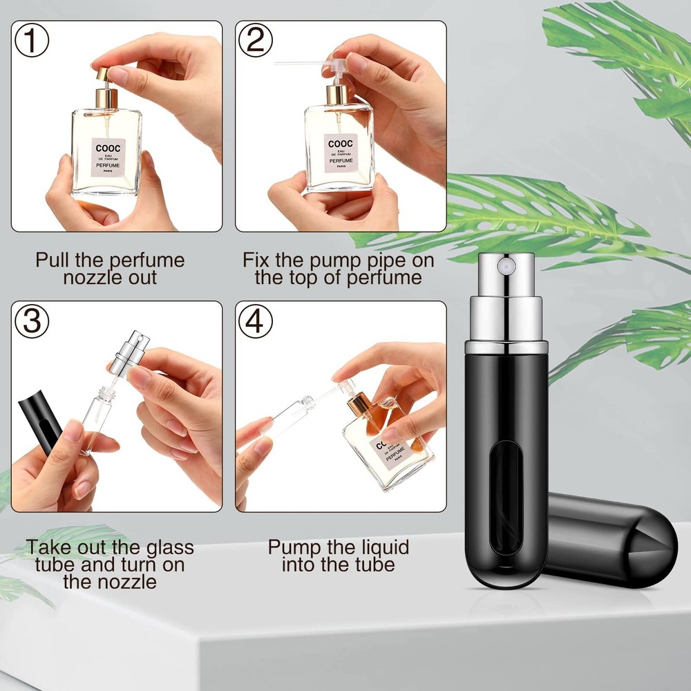 30 Pieces Refillable Perfume Atomizer Mini Refillable Spray Perfume Bottle in...