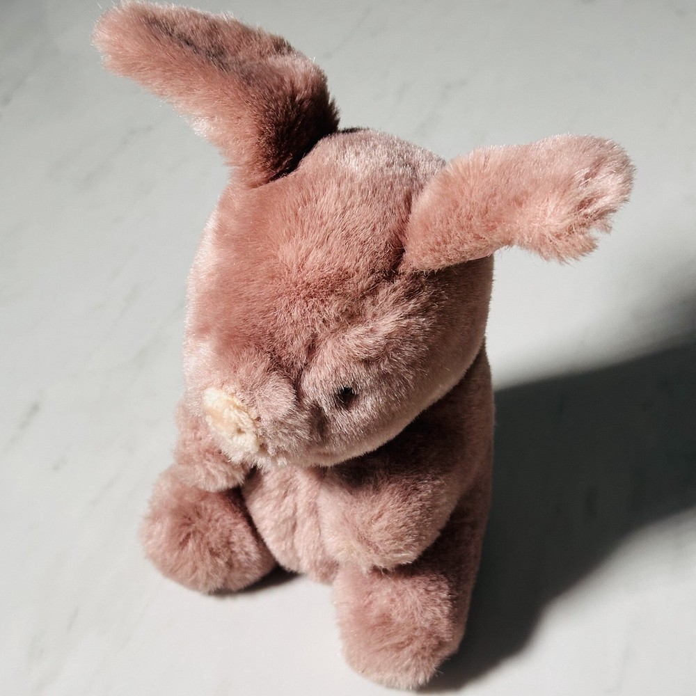 1980 Vintage Gund Plush Brown Bunny Rabbit