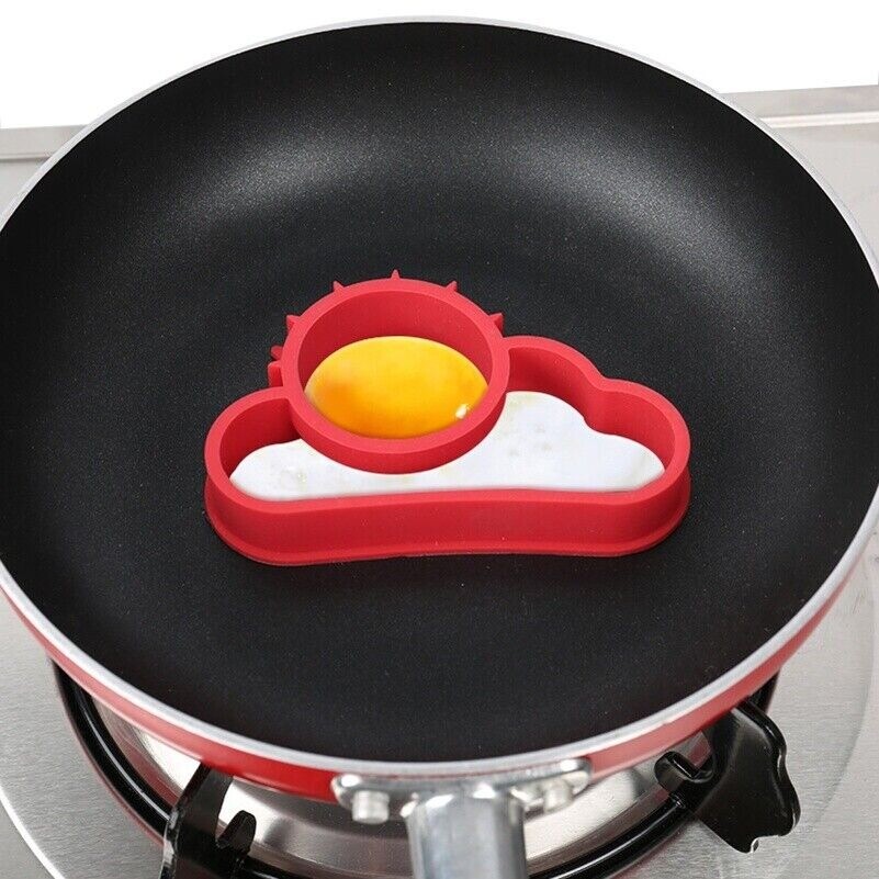 Nonstick Pancake Maker Mold Silicone Egg Ring Maker Perfect Cooking Tool