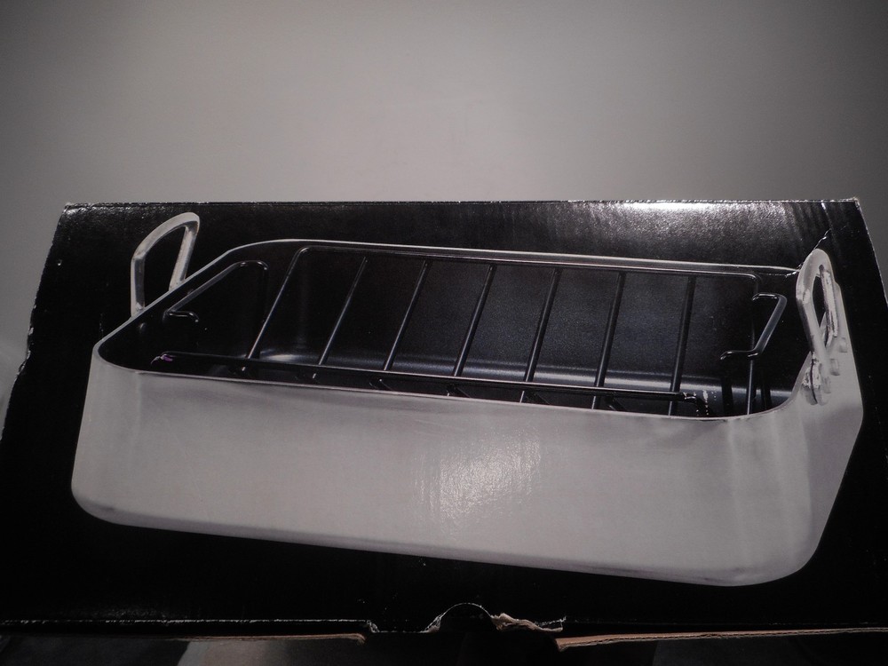 NOS -CHEF'S TOOL / REGAL WARE 16" * 12" Roasting Pan & Rack DUROCOTE