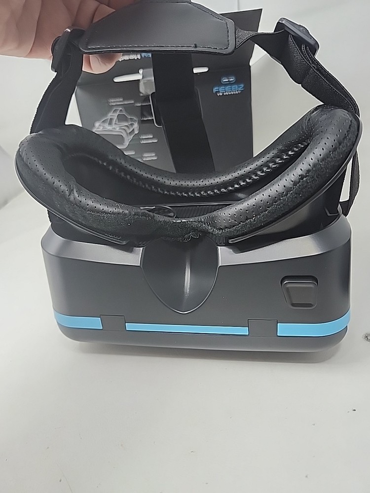 feebz vr headset Black/ Blue Virtual Reality