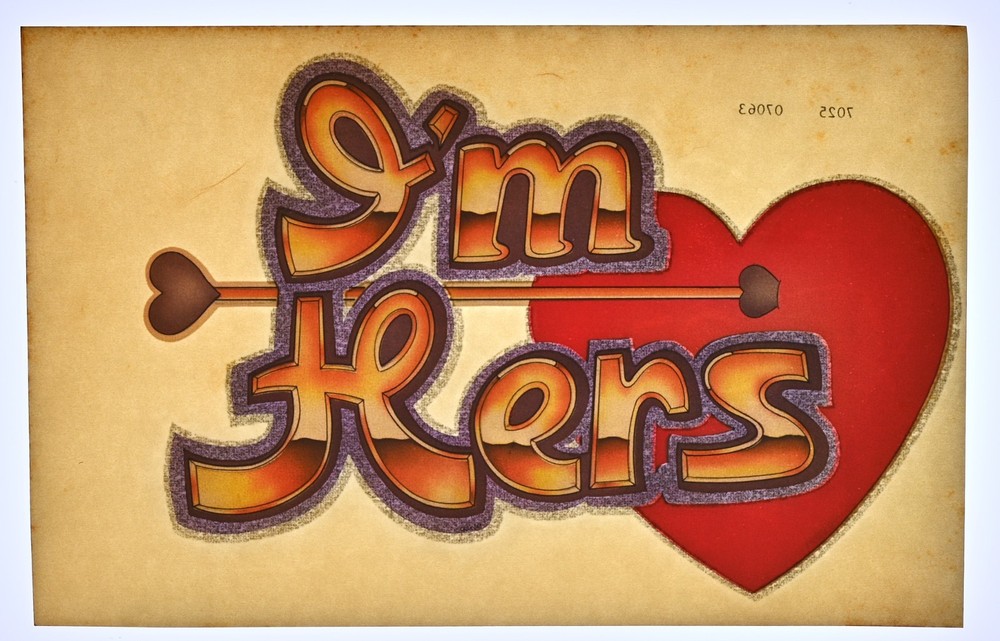 Original VINTAGE 1970s Heat Transfer | I'm Hers