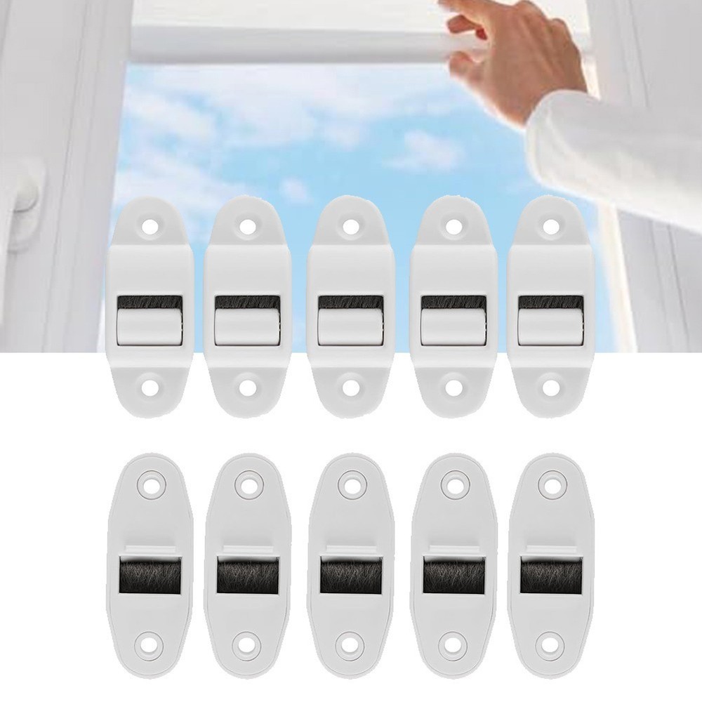 Roller Shutter Guide Rail with Brush Joint 10pcs Set for Smooth Blind Operation