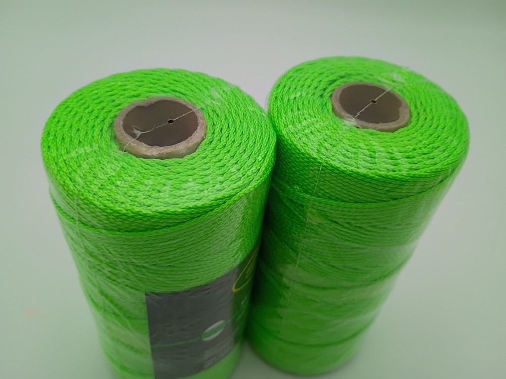 Stringliner Pro 2-Pack Braided Fluorescent Green 1000' Reloadable #18 Nylon Line
