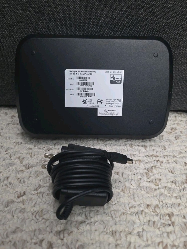 Vera Plus Advanced Smart Home Controller, Z-Wave, Bluetooth, Zigbee, WiFi