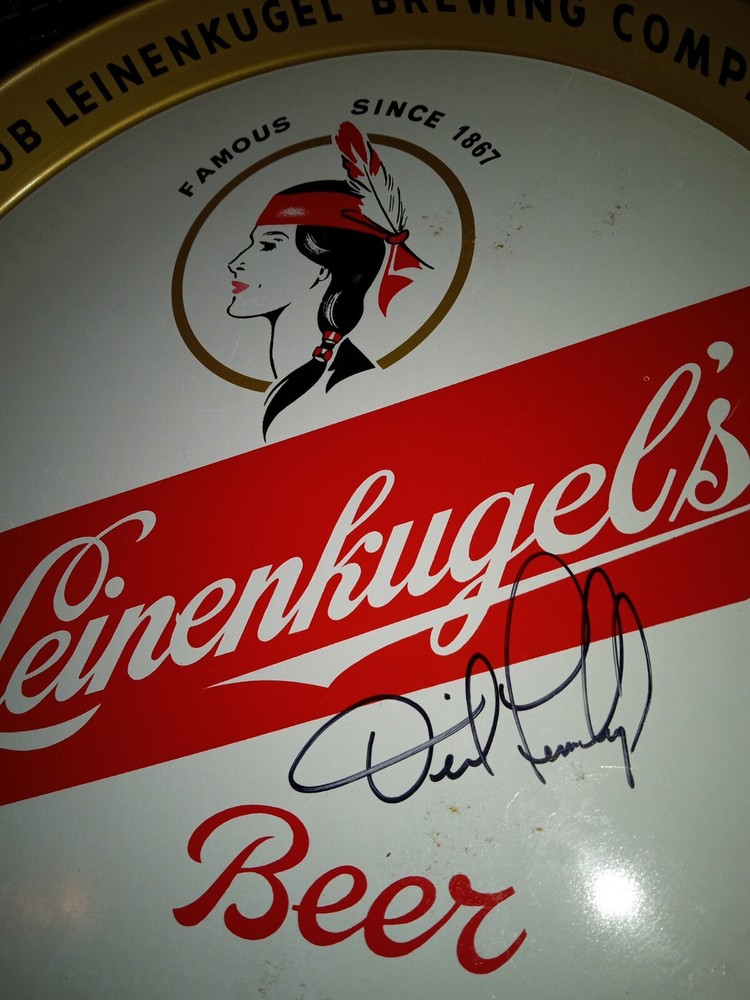 Leinenkugel's double bubble clock, Autographed tray, Signed Pitcher, Original!!