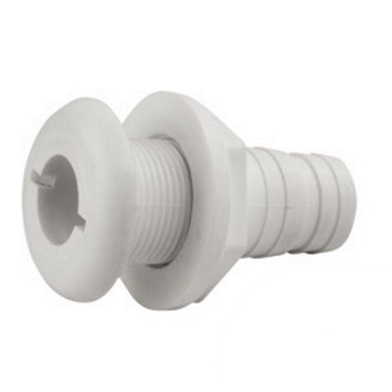 Sea-Dog Thru-Hull, 1-1/2", White, 520790-1