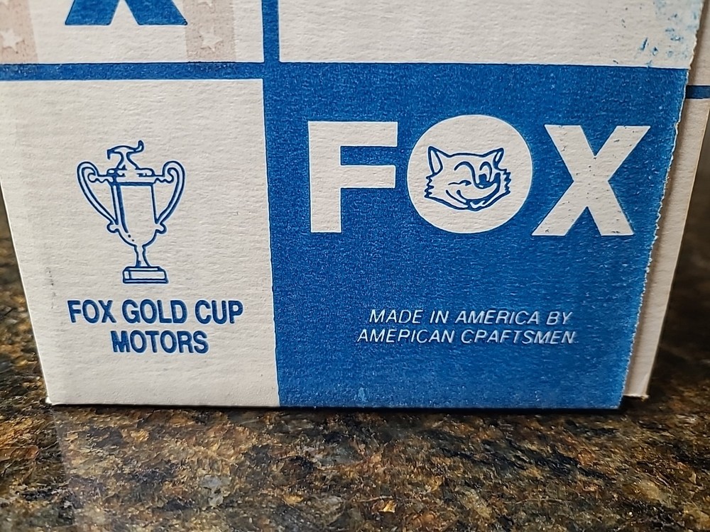 RC Model Airplane Engine Fox 35 Stunt 50th Anniversary Control Line MIB
