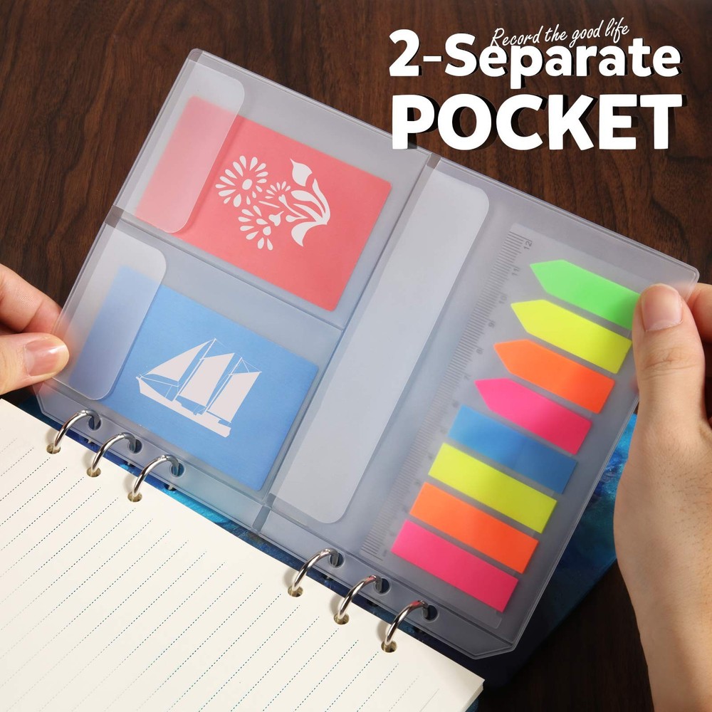 LEOBRO A5 Paper, Planner Inserts for Binder, 5.5 x 8.5 Lined Off-White