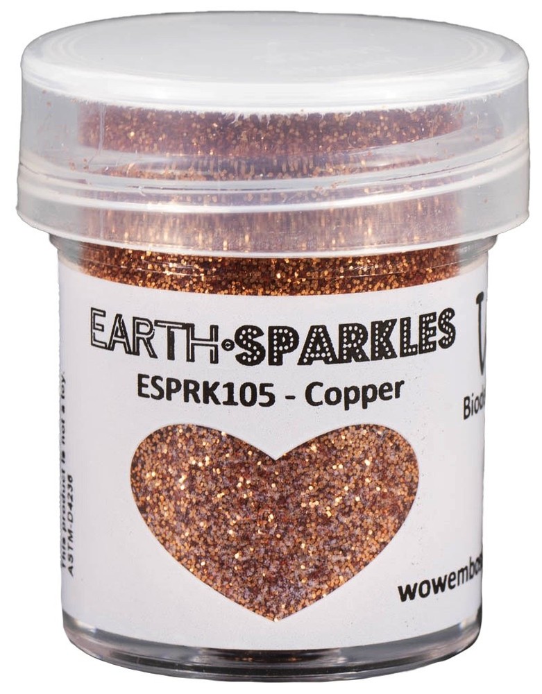 WOW! Earth Sparkles Glitter 15ml-Copper