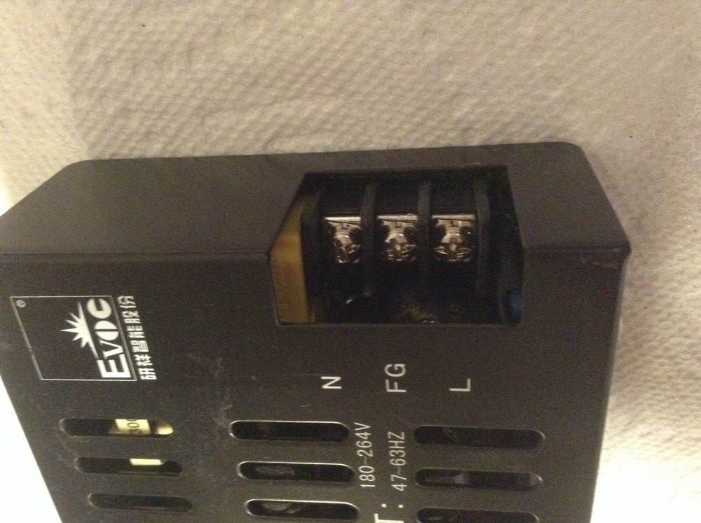 EVDC PS-160 Power Supply 12,5,-5,-12,VDC