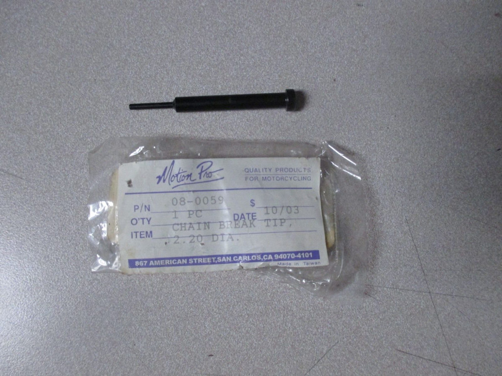 NOS Motion Pro 2MM Chain Riveting Tool Replacement Pin 08-0059