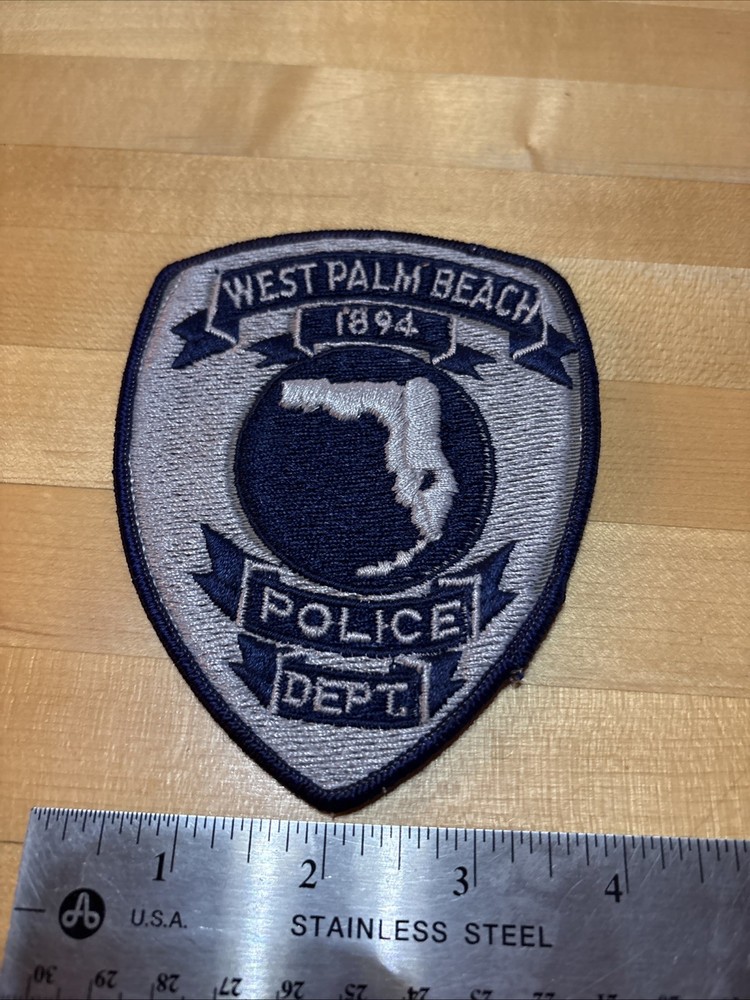 West Palm Beach Police Patch Used