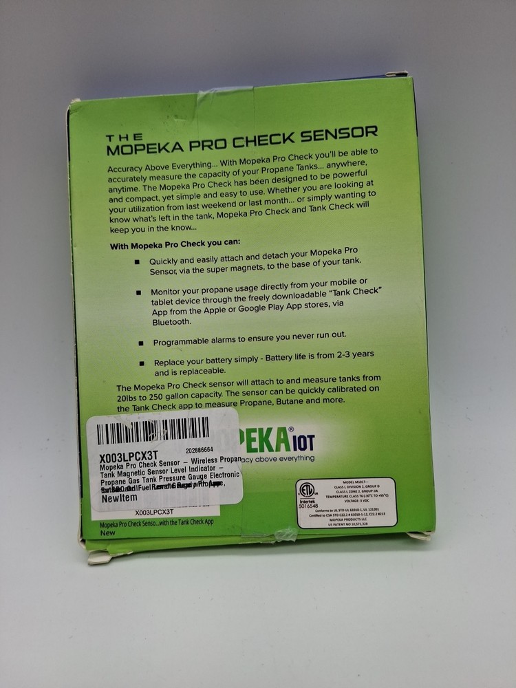 Pro Check Sensor - Wireless Propane Tank Magnetic Sensor Level Indicator - Pr...