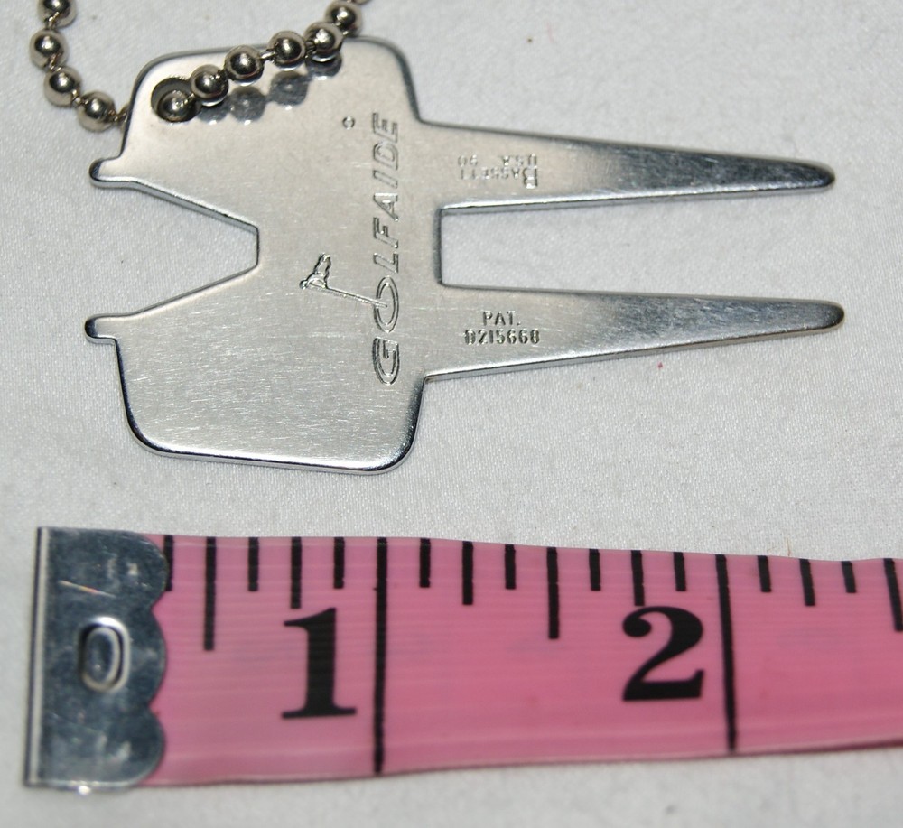 golfaide citgo golf divot tool keychain