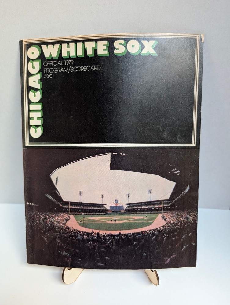 Official 1979 Chicago White Sox Program Scorecard VG
