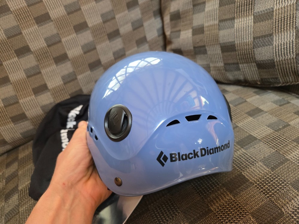 NWT black diamond half dome climbing helmet blue