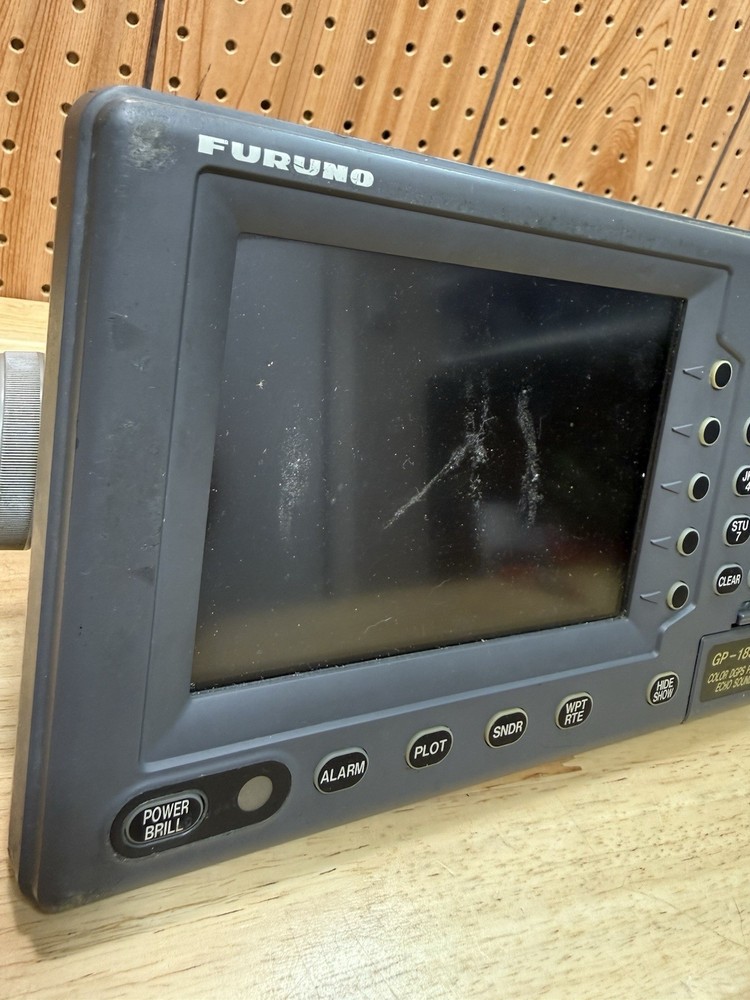 Furuno GP-1850DF Navionics GPS Chartplotter w/Sounder Tested Working With Case